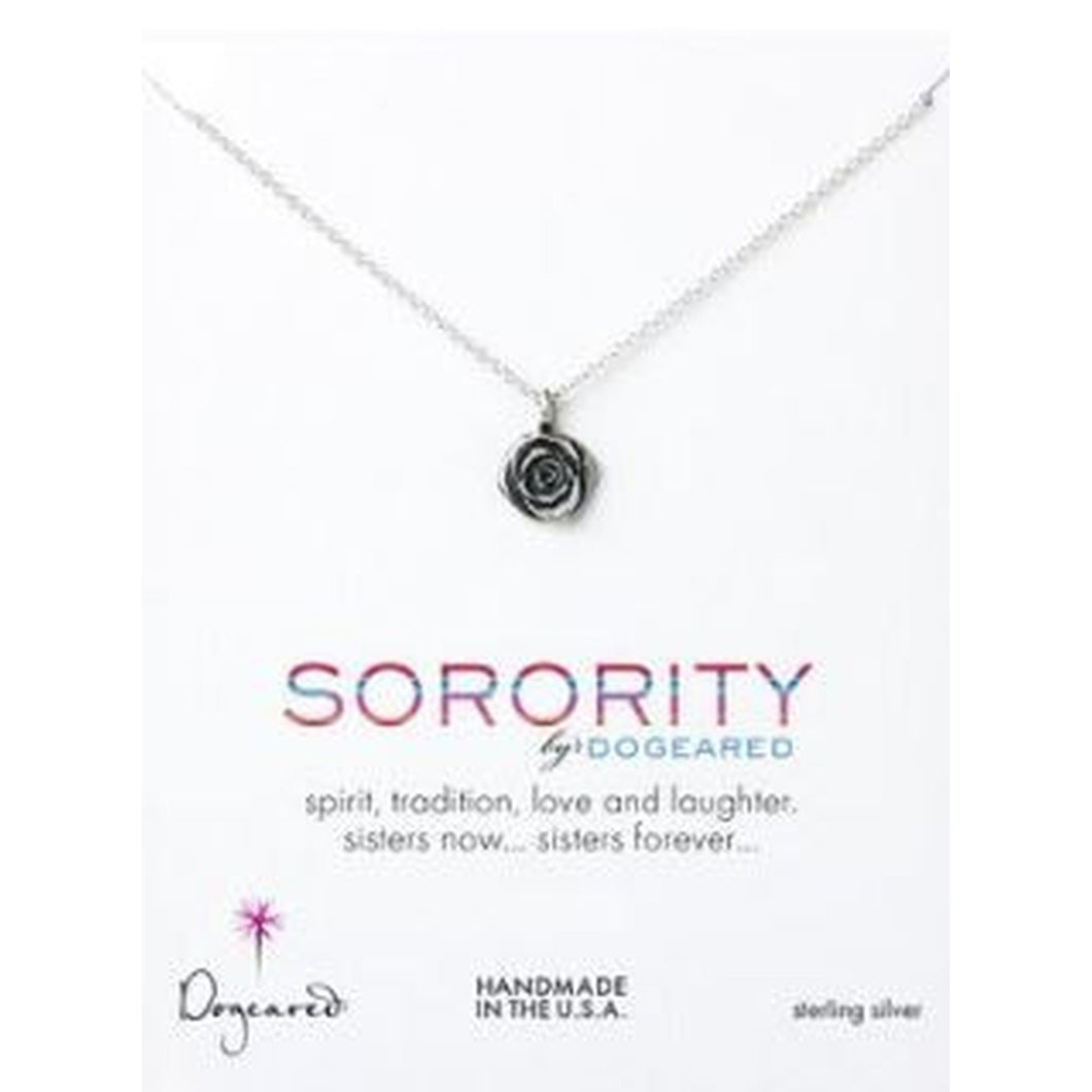 Dogeared Mascot Necklace - Rose