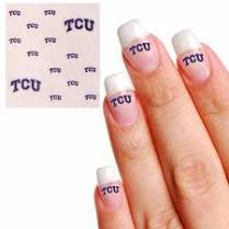 TCU Spirit Nails Stickers