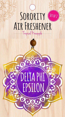 Mandala Air Freshener - Delta Phi Epsilon