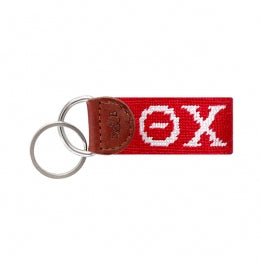 Needlepoint Key Fob - Theta Chi