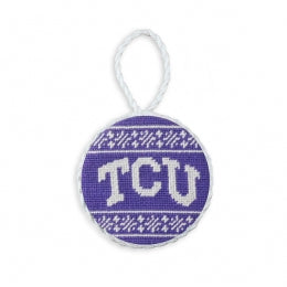 Needlepoint Ornament - TCU
