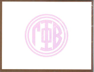 Circle Monogram Notecards - Gamma Phi Beta