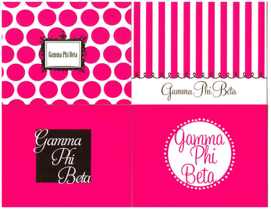 Multi-Design Notecards - Gamma Phi Beta