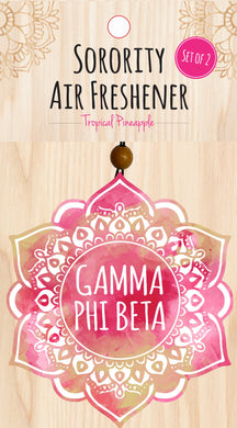 Mandala Air Freshener - Gamma Phi Beta