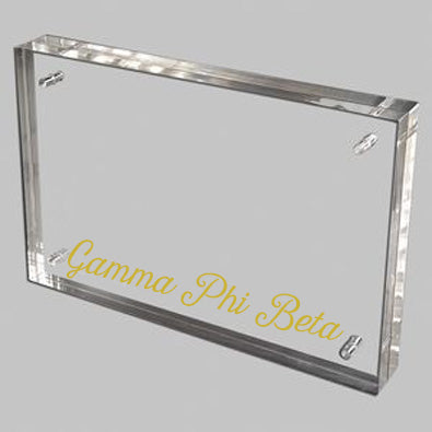 Acrylic Magnetic Frame- Gamma Phi Beta