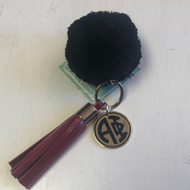 Pom key chain-Alpha phi