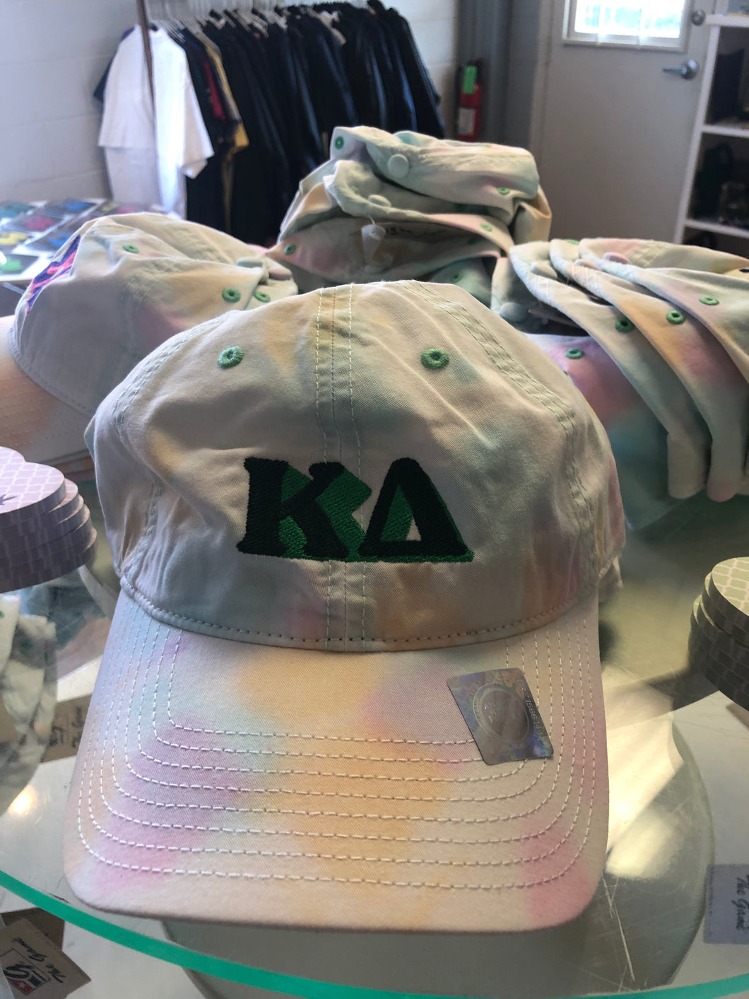 Tie dye hat- Kappa Delta