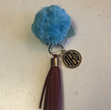 Pom key chain-Pi Beta Phi