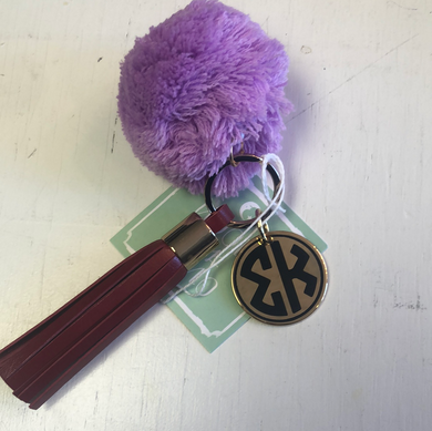 Pom key chain-Sigma Kappa