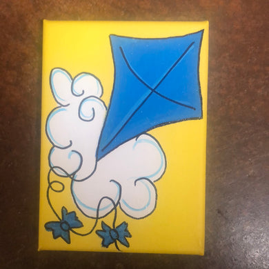 Mascot Painted Canvas - Kappa Alpha Theta