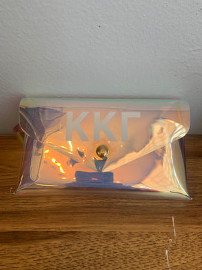 Holographic Belted Fanny Pack-Kappa Kappa Gamma