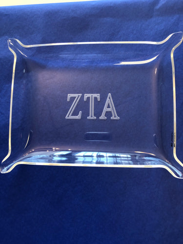 Acrylic Tray - Zeta Tau Alpha