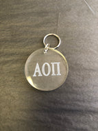 Acrylic Key Chain- Alpha Omicron Pi