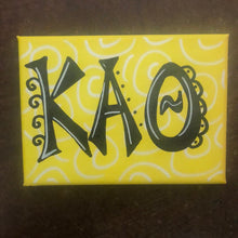 Letters Canvas - Kappa Alpha Theta