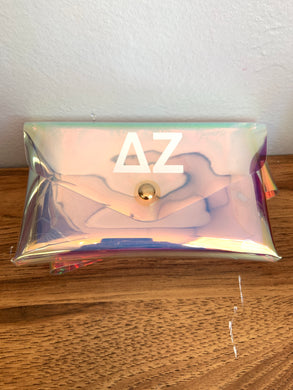 Holographic Belted Fanny Pack-Delta Zeta