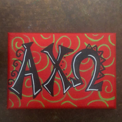 Letters Canvas - Alpha Chi Omega