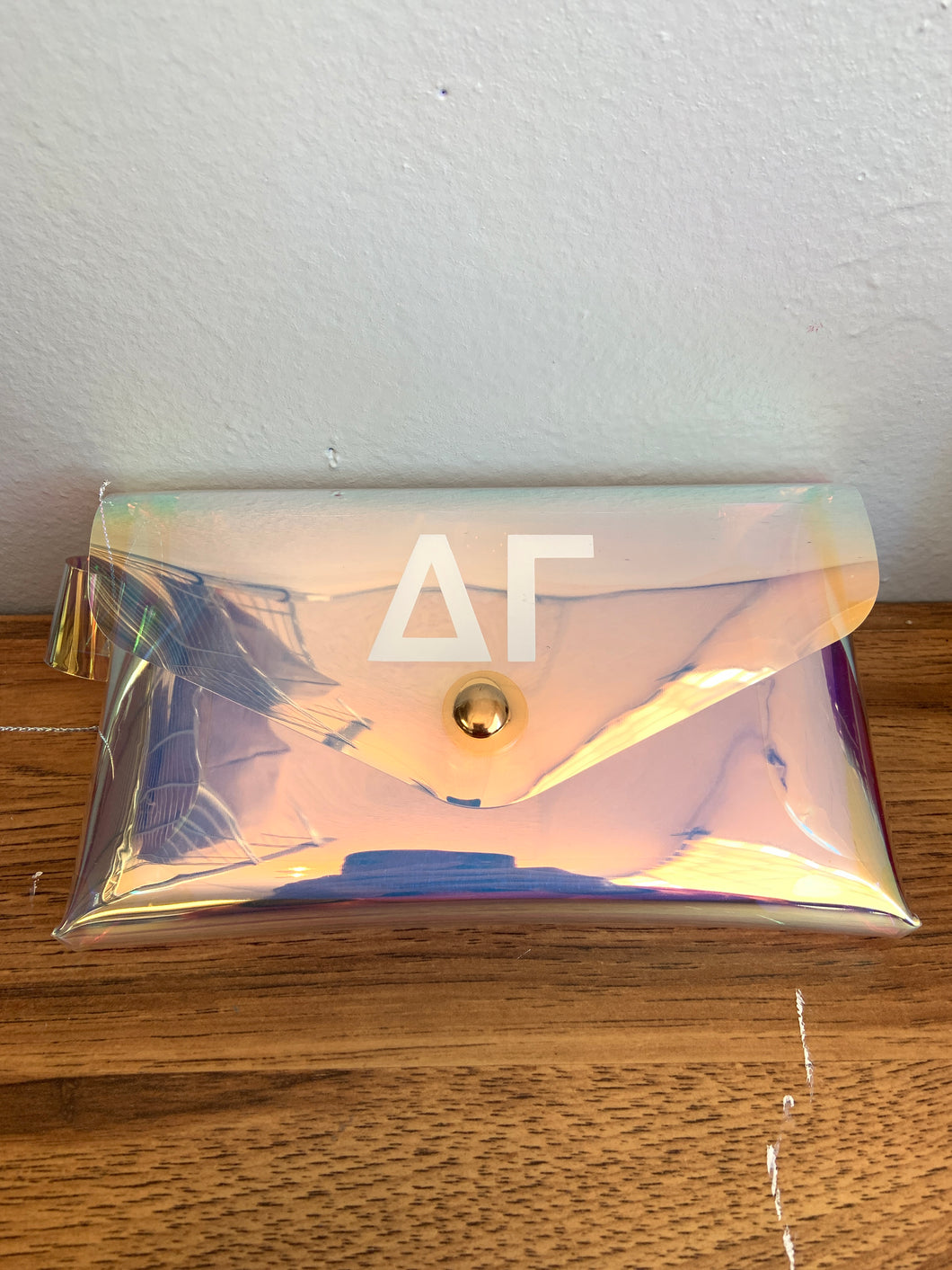 Holographic Belted Fanny Pack-Delta Gamma