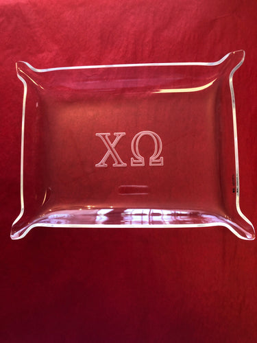 Acrylic Tray - Chi Omega