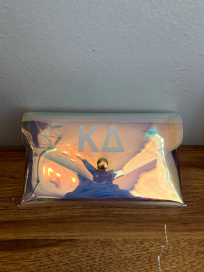 Holographic Belted Fanny Pack-Kappa Delta