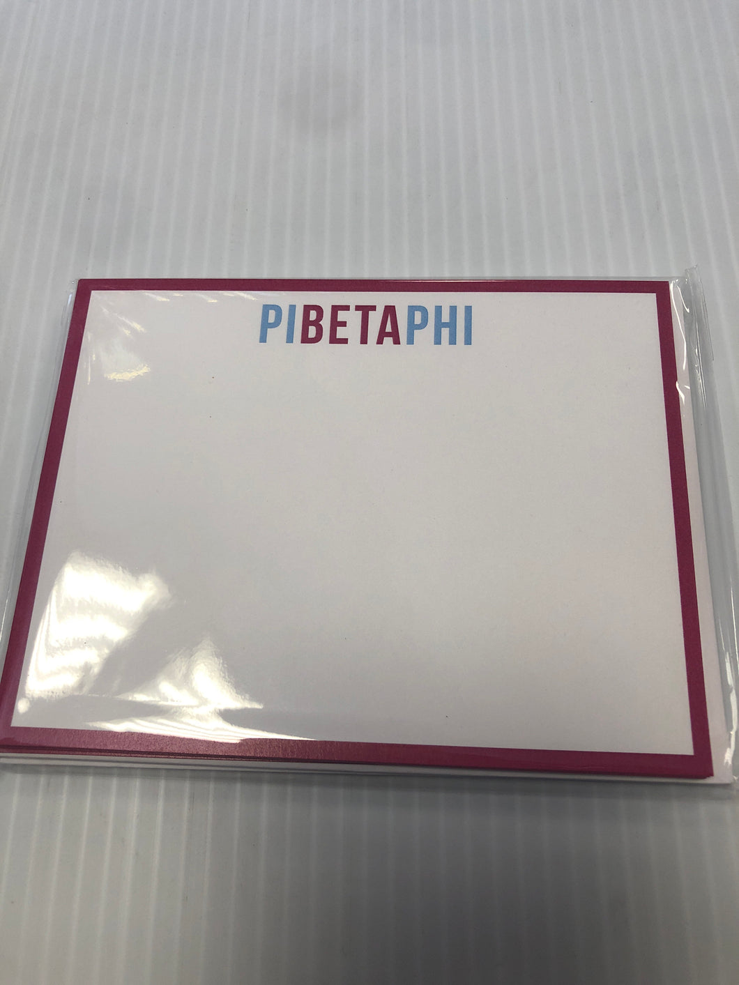 Pi Beta Phi notecards 10 count with envelopes