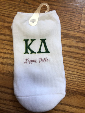 No Show Socks- Kappa Delta