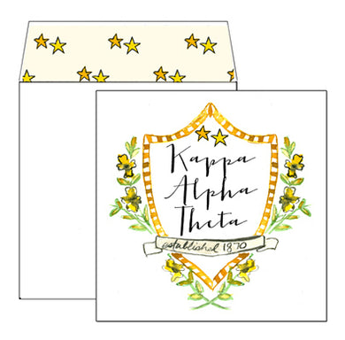 Sorority Greeting Card - Kappa Alpha Theta