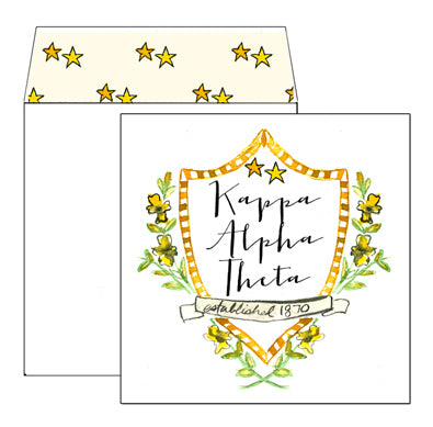 Sorority Greeting Card - Kappa Alpha Theta