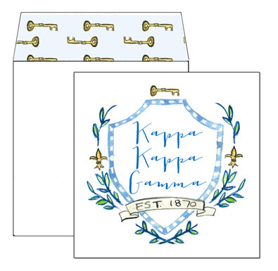 Sorority Greeting Card - Kappa Kappa Gamma