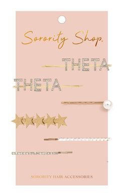 Hair Clip Set - Kappa Alpha Theta