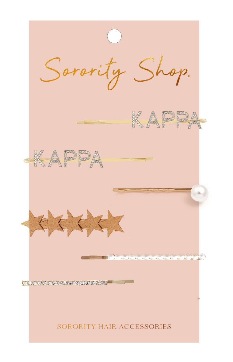 Hair Clip Set - Kappa Kappa Gamma