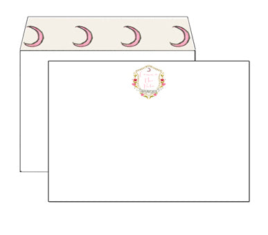 Lined Envelope Notecards - Gamma Phi Beta