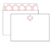 Lined Envelope Notecards - Phi Mu