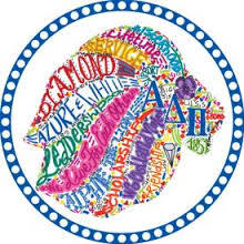Dana's Designs Round Magnet - Alpha Delta Pi