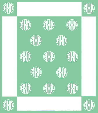 Woven Blanket- Alpha Chi Omega