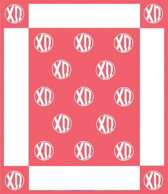 Woven Blanket- Chi Omega