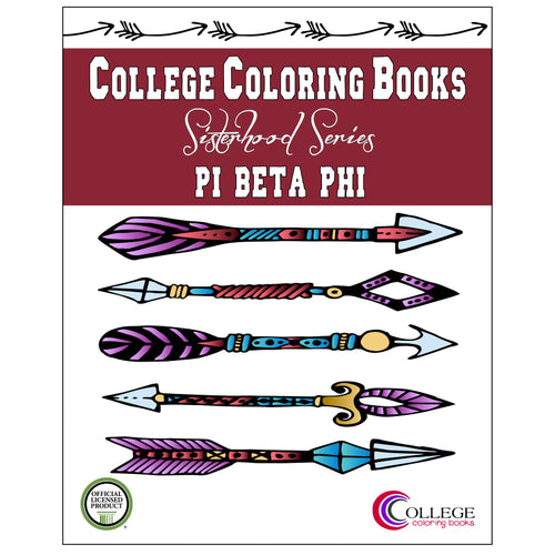 Adult Coloring Book - Pi Beta Phi