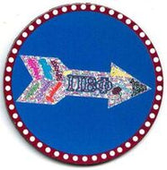 Dana's Designs Round Magnet - Pi Beta Phi
