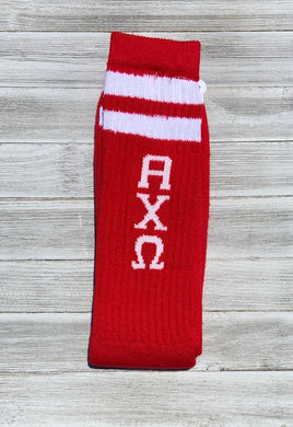 Tube Socks - Alpha Chi Omega
