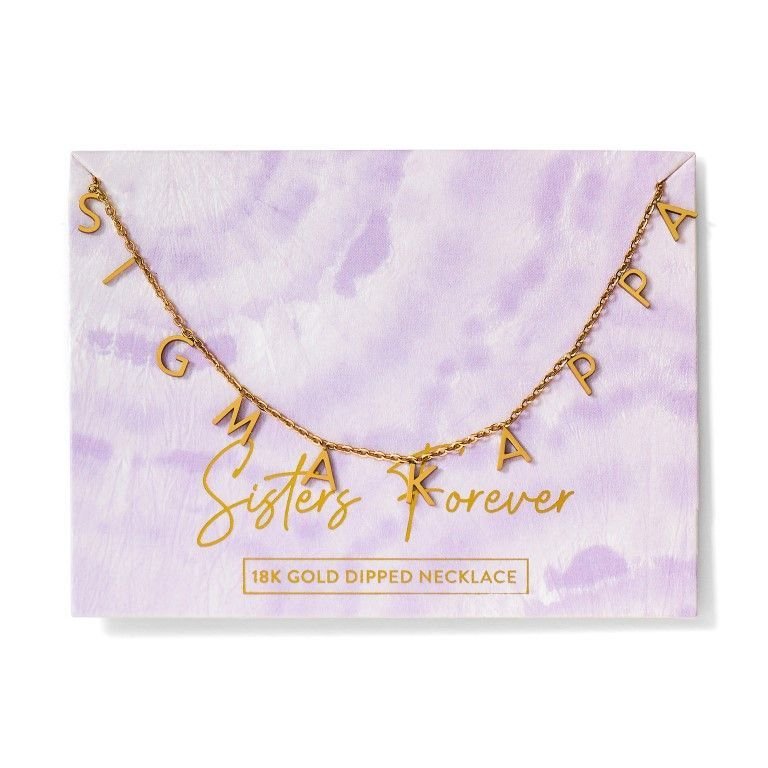 Name Necklace- Sigma Kappa