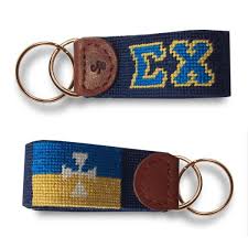 Smathers & Branson Needlepoint Key Fob - Sigma Chi