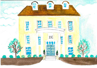 Sorority House Notecards - Sigma Kappa