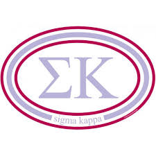 Oval Decal - Sigma Kappa
