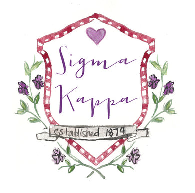 Crest Decal - Sigma Kappa