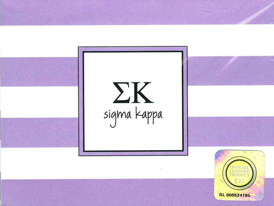 Stripe Notecards - Sigma Kappa