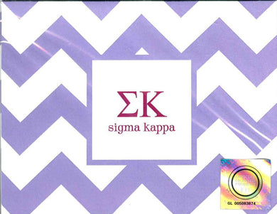 Chevron Notecards - Sigma Kappa