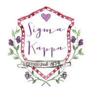 Crest Decal - Sigma Kappa