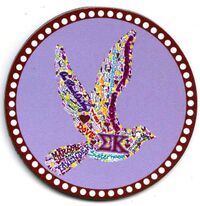Dana's Designs Round Magnet - Sigma Kappa