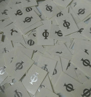Individual Letter Tattoos - Phi