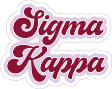 Retro Magnets- Sigma Kappa