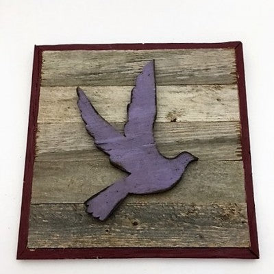 Reclaimed Wood Mascot - Dove
